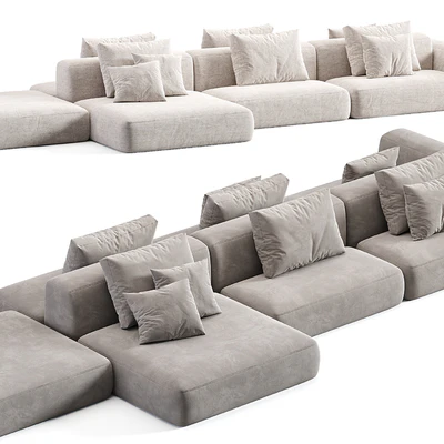 Stone Sofa Modular Sofa By Tamamm — Ver 5