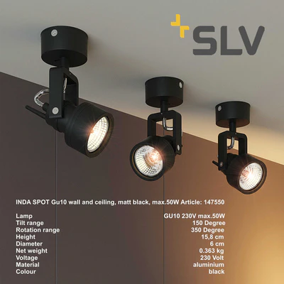 SLV INDA SPOT GU10 — Скачать
