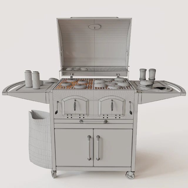 Bravo Premium Charcoal Grill — Скачать