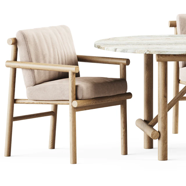 Ayana Outdoor Table and Chair by B&B Italia / Garden furniture — Descargar