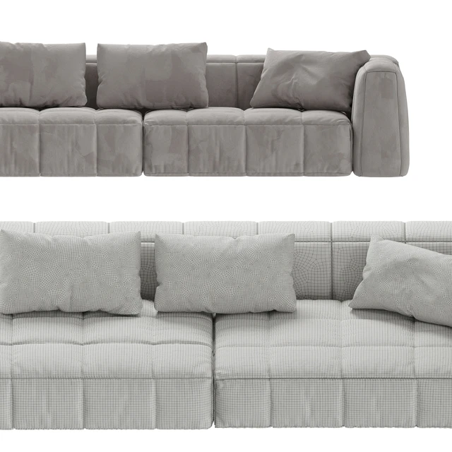 Sofa and pillow1 — Скачать