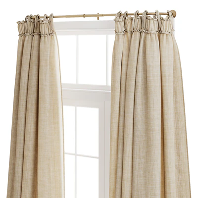 Balloon Drapery Linen Light Natural Curtains — Вид 5