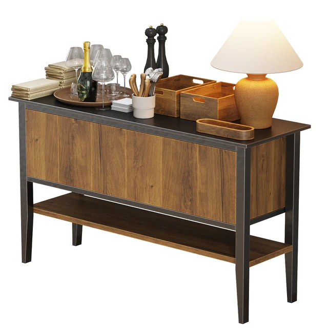 Waiter station with items — Descargar