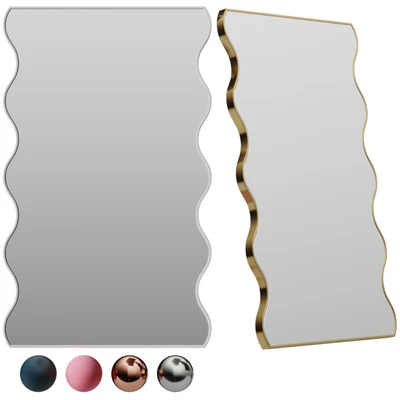 Dot Wavy Mirror by West Mirrors — скачать