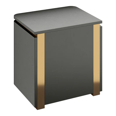 Italian light luxury bedroom bedside table — Ver 4