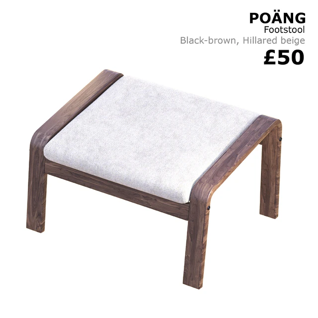 Кресло Ikea Poang — Скачать
