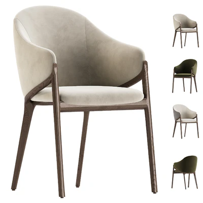 Chair Angel Cerda ACH200 walnut — Ver 4