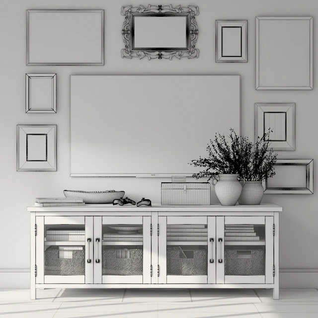 Pottery barn PARKER MEDIA CONSOLE — Скачать