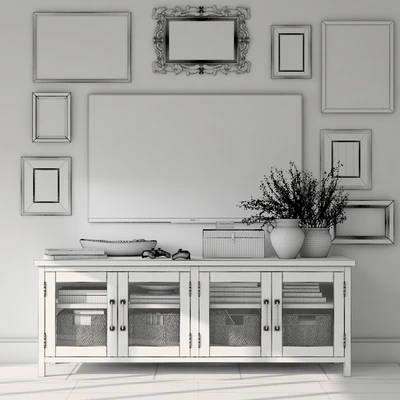 Pottery barn PARKER MEDIA CONSOLE — Вид 3