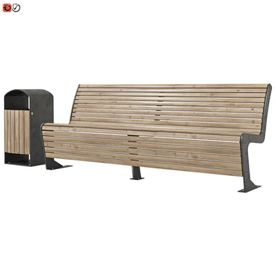 Set of Bench-urn 01 — Ver 1