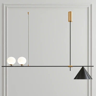 Scandinavian Style Minimalist Chandelier — Ver 2