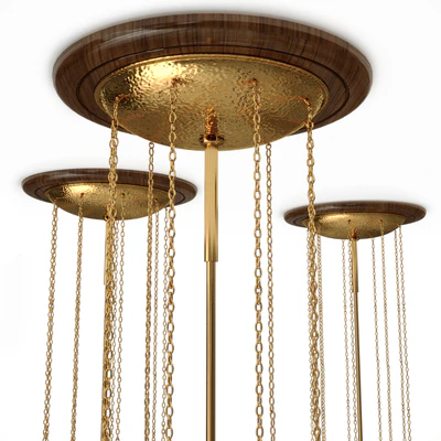 Woka Josef Hoffmann &amp; Wiener Werkstaette 1905 Lamp — Ver 3