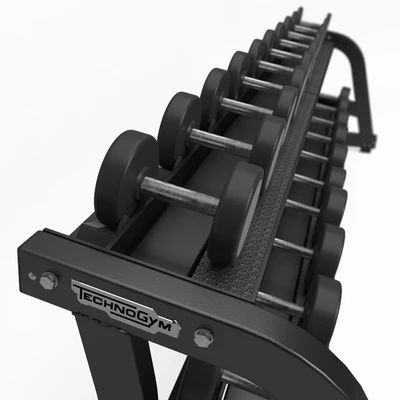 TECHNOGYM. PURE STRENGTH - ADJUSTABLE BENCH; FREE WEIGHTS - DUMBBELLS — Ver 2