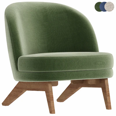 Armchair Pyle Cozy White — Ver 1