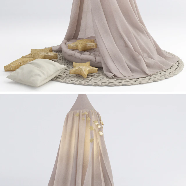 Nursery canopy with pillows — Descargar