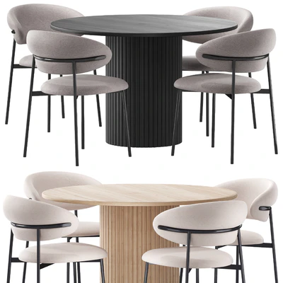 Ferrara chair Hill table — Ver 1