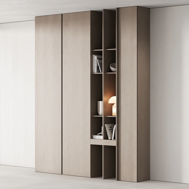 175 cabinet furniture 05 modern cupboard with decor 02 — Скачать