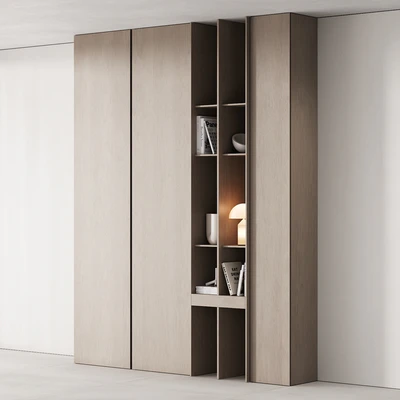175 cabinet furniture 05 modern cupboard with decor 02 — Вид 4