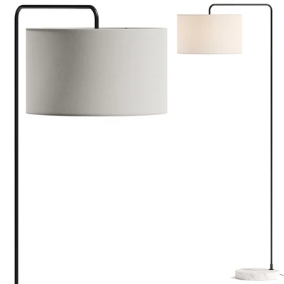 Pottery Barn Windham Alabaster Task Sectional Floor Lamp — Вид 1