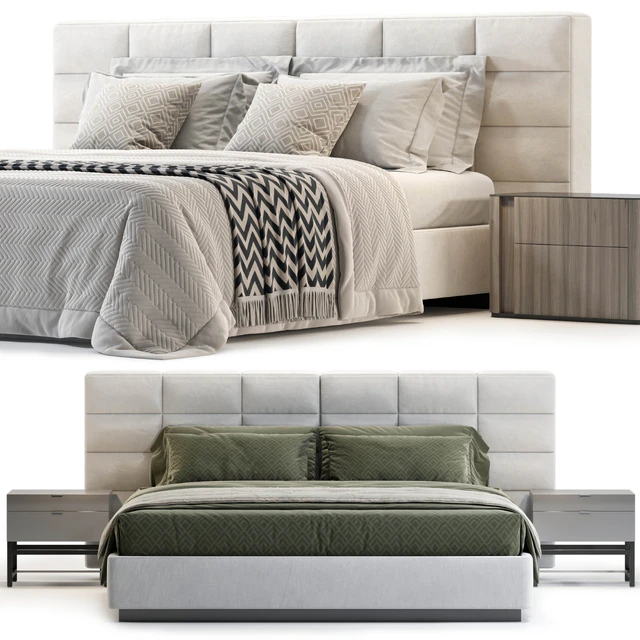 Minotti Lawrence Bed NO.2 — Скачать