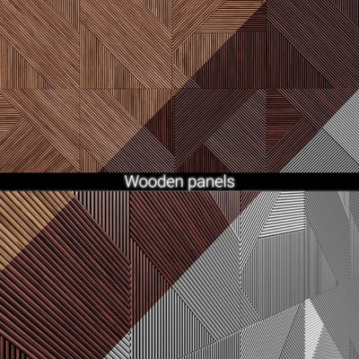 3D panels Emmemobili STRIPES BOISERIE — Ver 3