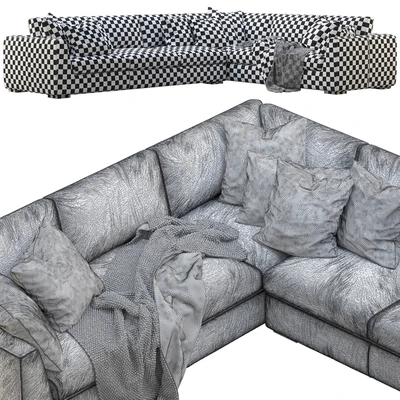 RH Modena Taper Arm L-Sectional sofa — Вид 3