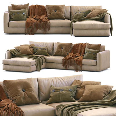 Flexform Leather Sofa MAGNUM — Вид 4