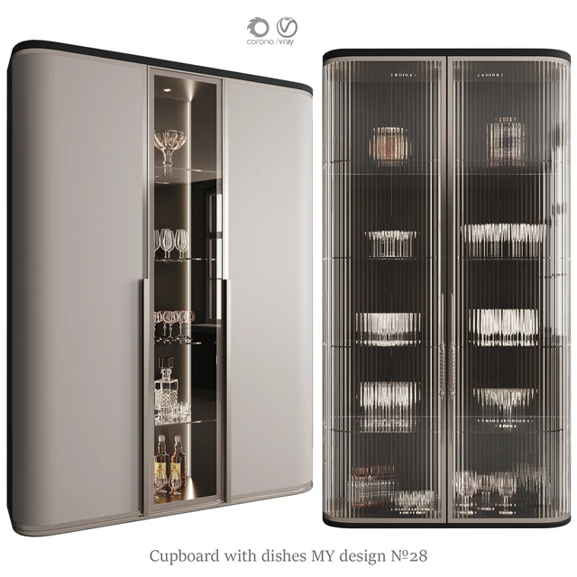 Сupboard with dishes My Design №28 — Descargar