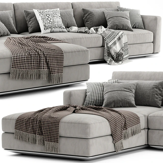 Horm Ellington Chaise Longue Sofa — Скачать
