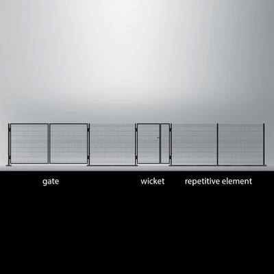 Welded Wire Panel Fence — Вид 3