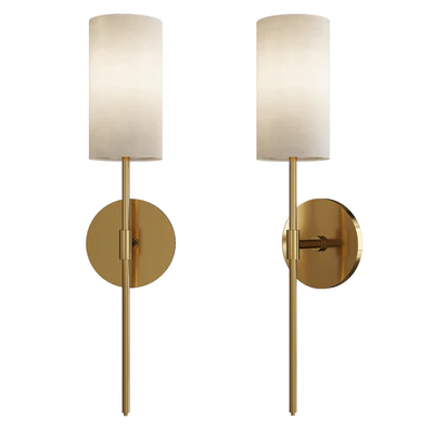 Olivia linen wall sconce — Ver 1