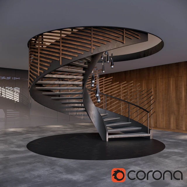 Spiral staircase with installation — Descargar