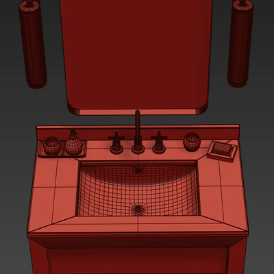 RECLAIMED RUSSIAN OAK SINGLE VANITY — Ver 2