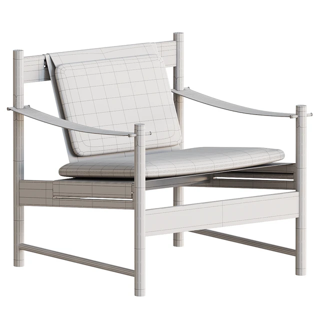 HB Lounge Chair Leather — Descargar