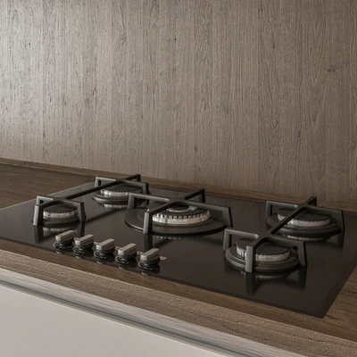 Kitchen Modern - white and Wood Cabinets 81 — Ver 4