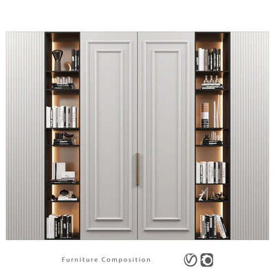 Furniture Composition | 241 | Шкаф — Вид 1