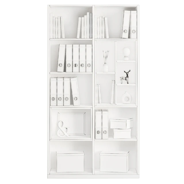Home office shelving with decor — Descargar
