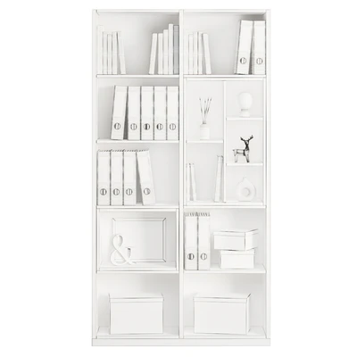 Home office shelving with decor — Ver 4