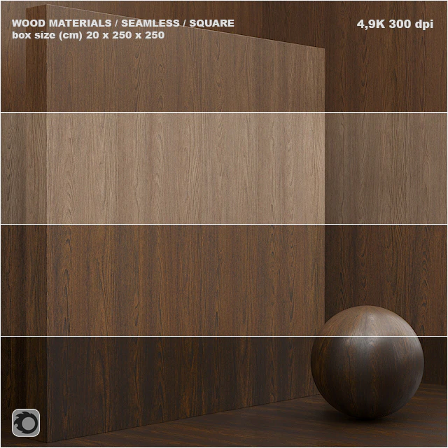 Material wood / veneer (seamless) - set 36 — Descargar