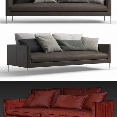 Pilotis COR sofa 2-seater — Ver 2