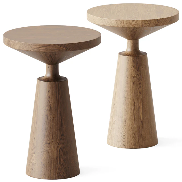 Wooden Contemporary Nicole Side Table — Descargar