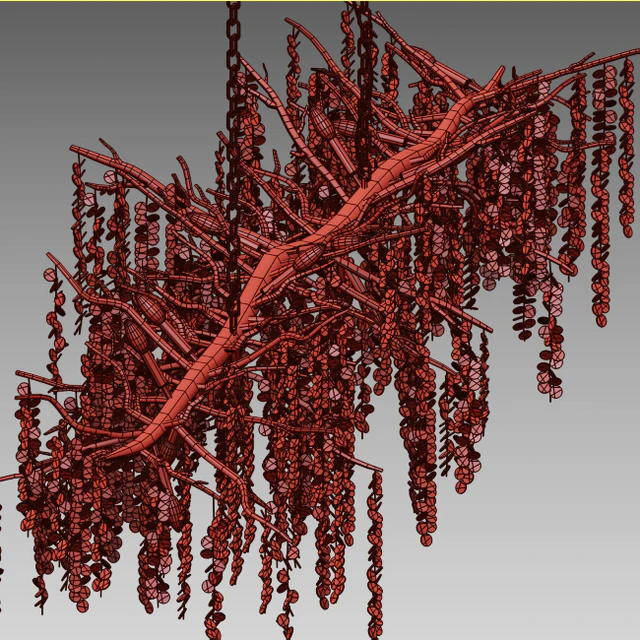 Shiro-Noda Cluster Horizontal Chandelier — Descargar