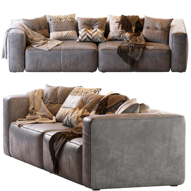 Мello Taos Brown Right Arm Corner Sectional — Скачать