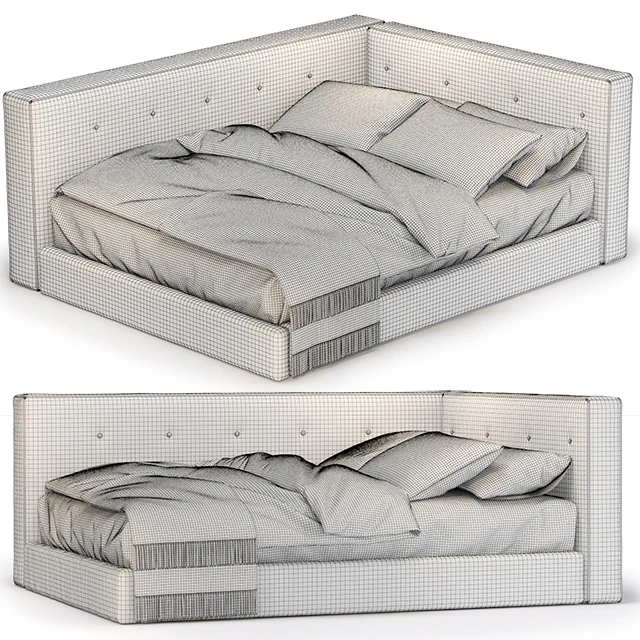 POTTERY BARN Cushy Lounge Platform Corner Bed — Скачать
