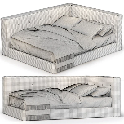 POTTERY BARN Cushy Lounge Platform Corner Bed — Вид 2