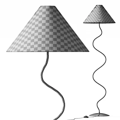 West Elm Zigzag Floor Lamp — Ver 3
