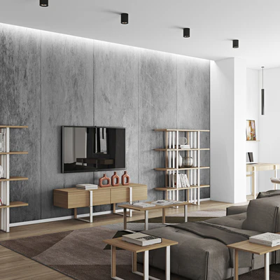 Grid - Furniture (Oak & White) — Вид 3