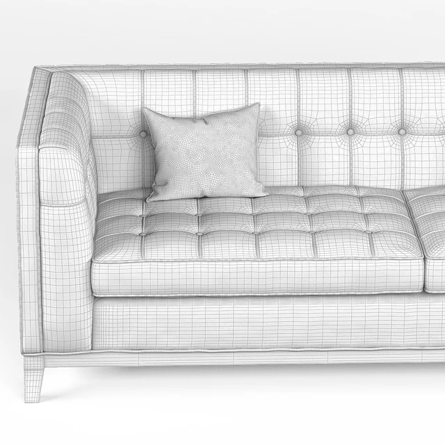 Eichholtz Aldgate Modern Classic Black Velvet Modular Sofa — Скачать