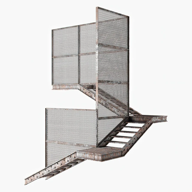 Old metal stair — Descargar