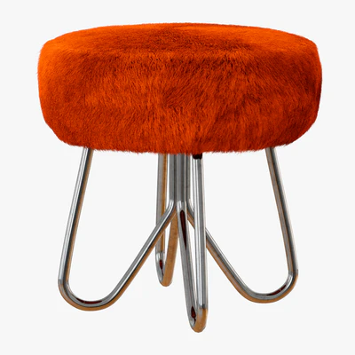 Vintage Ottoman Stool Foot Rest — Ver 3
